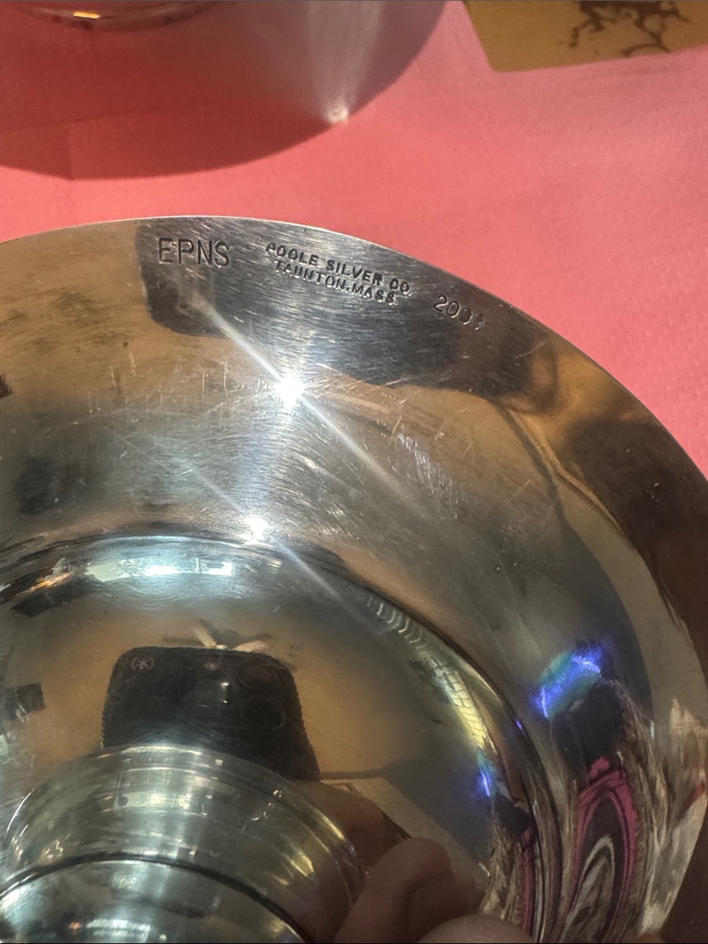 Set of 3 Classic Silver-Tone Decorative Serving Bowl - Polished Finish - Picture 3 of 10